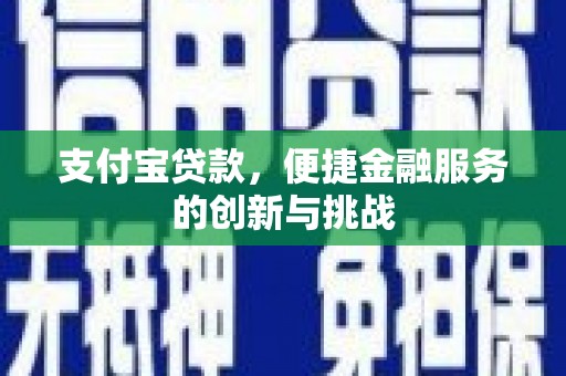盐山支付宝贷款，便捷金融服务的创新与挑战