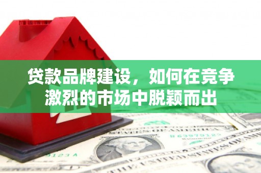 泾河贷款品牌建设，如何在竞争激烈的市场中脱颖而出