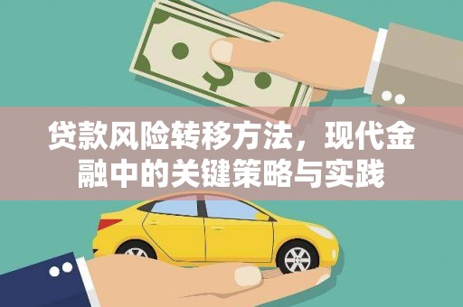 凤凰贷款风险转移方法，现代金融中的关键策略与实践