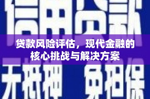 湖里贷款风险评估，现代金融的核心挑战与解决方案