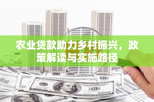 通霄农业贷款助力乡村振兴，政策解读与实施路径