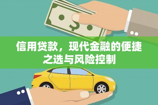 东胜信用贷款，现代金融的便捷之选与风险控制