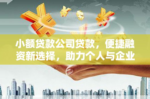 尚义小额贷款公司贷款，便捷融资新选择，助力个人与企业成长
