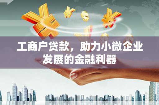 张家界工商户贷款，助力小微企业发展的金融利器
