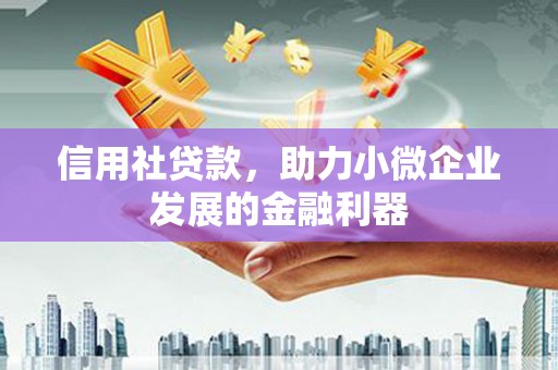贵阳信用社贷款，助力小微企业发展的金融利器