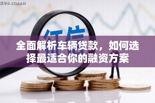 新洲全面解析车辆贷款，如何选择最适合你的融资方案